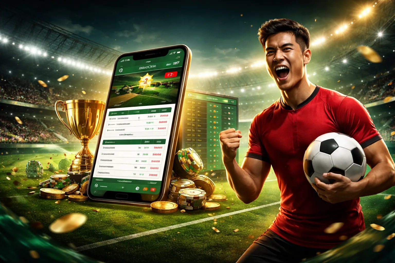 Giao diện ứng dụng mostbet bd apk trên điện thoại